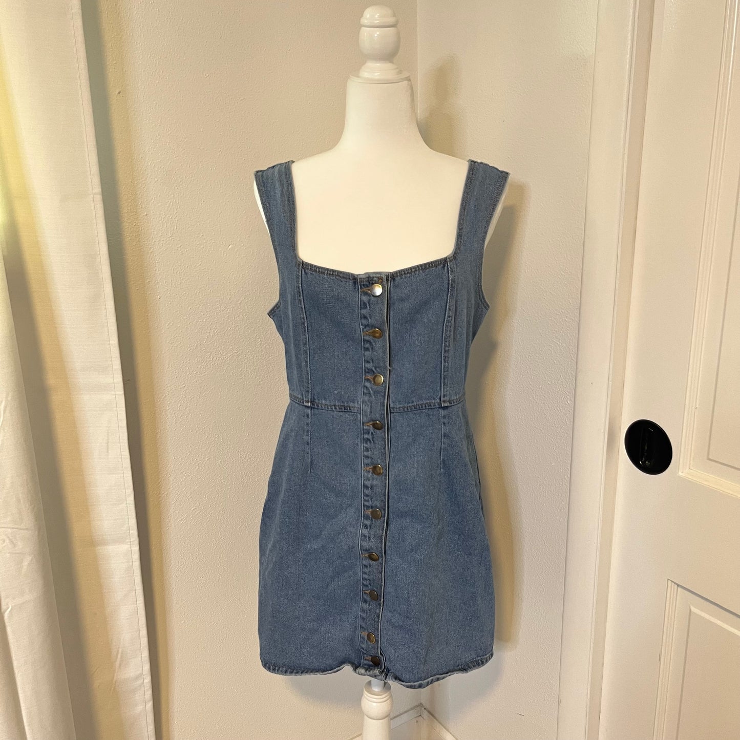 Jean Tank Dress (L)