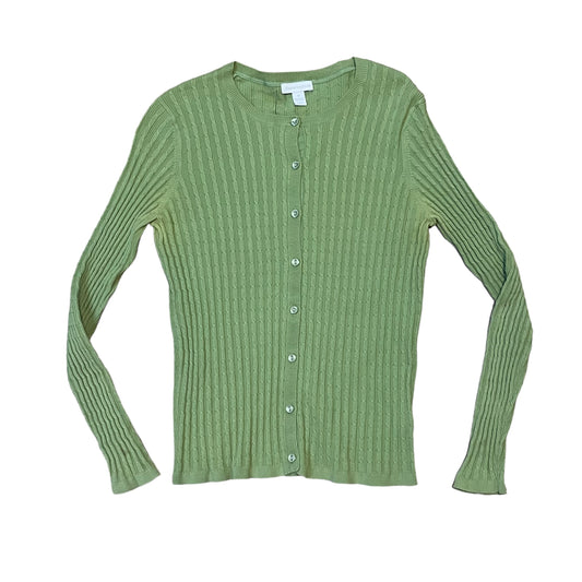 Vintage Lime Green Cardigan (M)