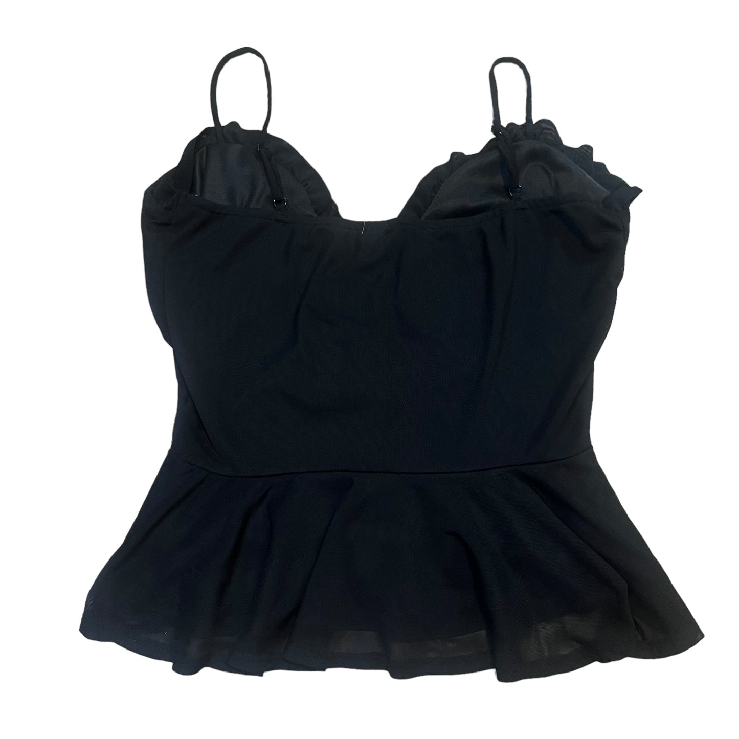 Scrunchy Black Tank (M)