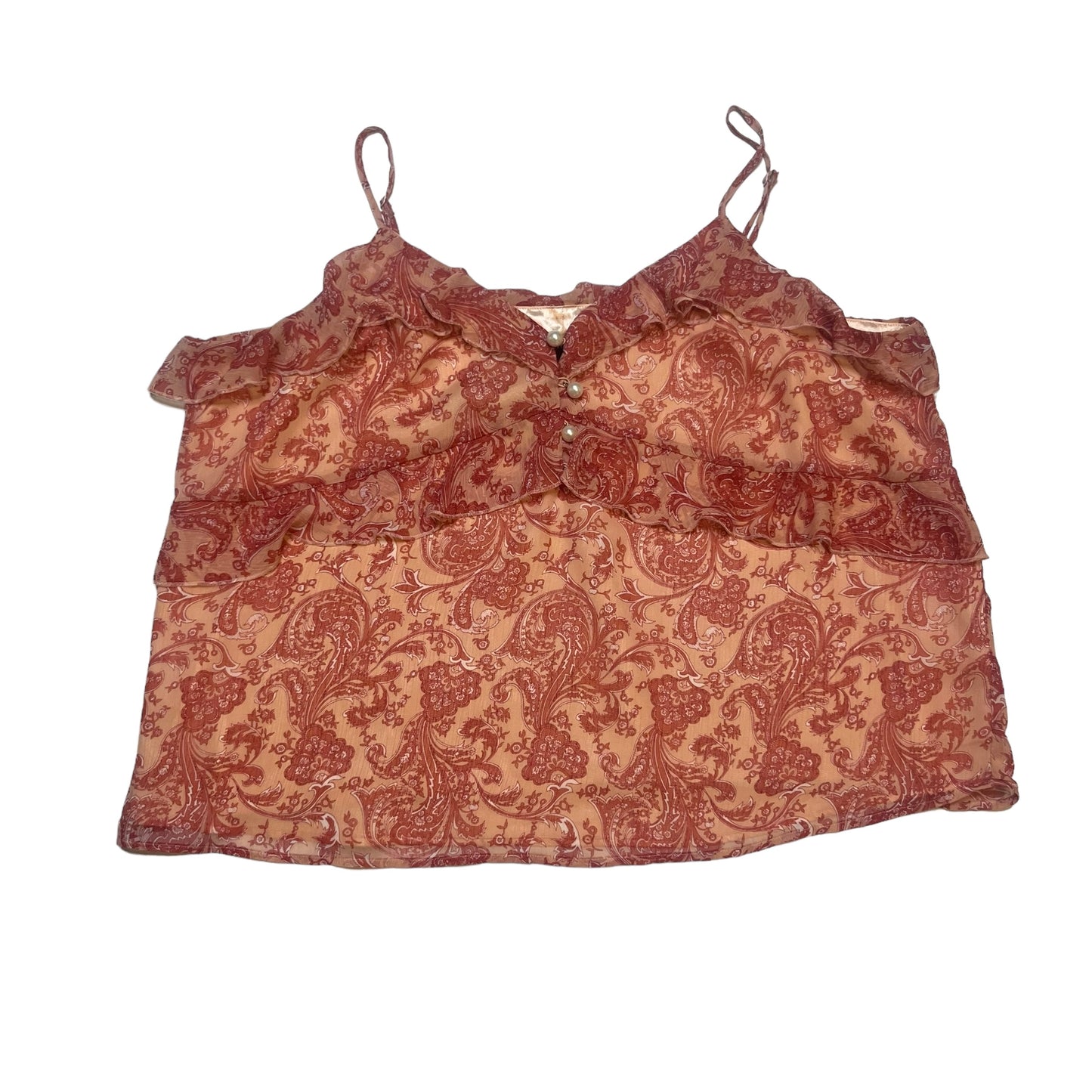 Pretty Paisley Pink Tank (XL)