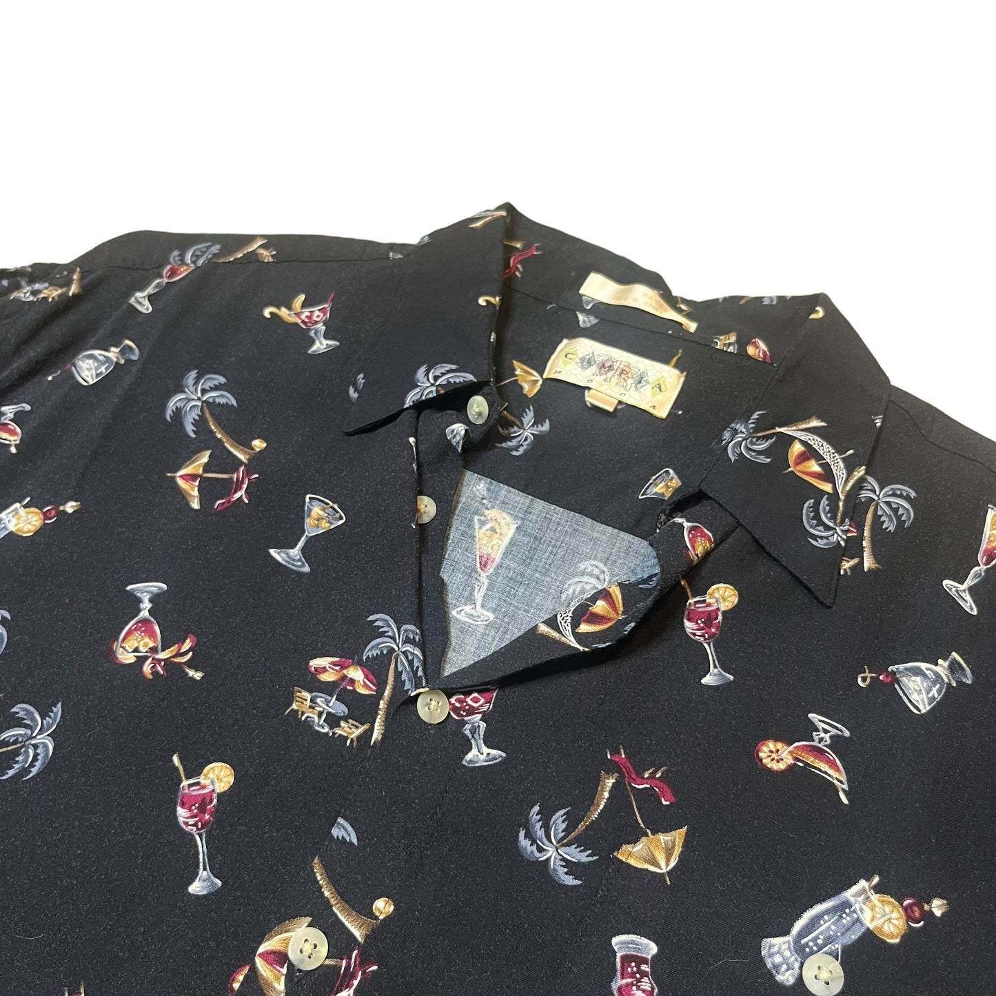 Vintage Cocktail Button Up (XL)