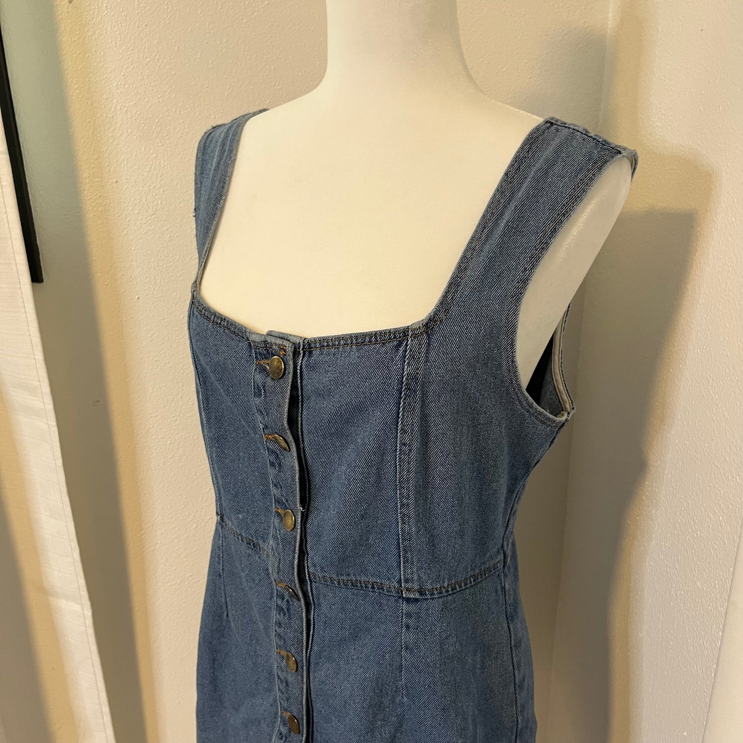 Jean Tank Dress (L)