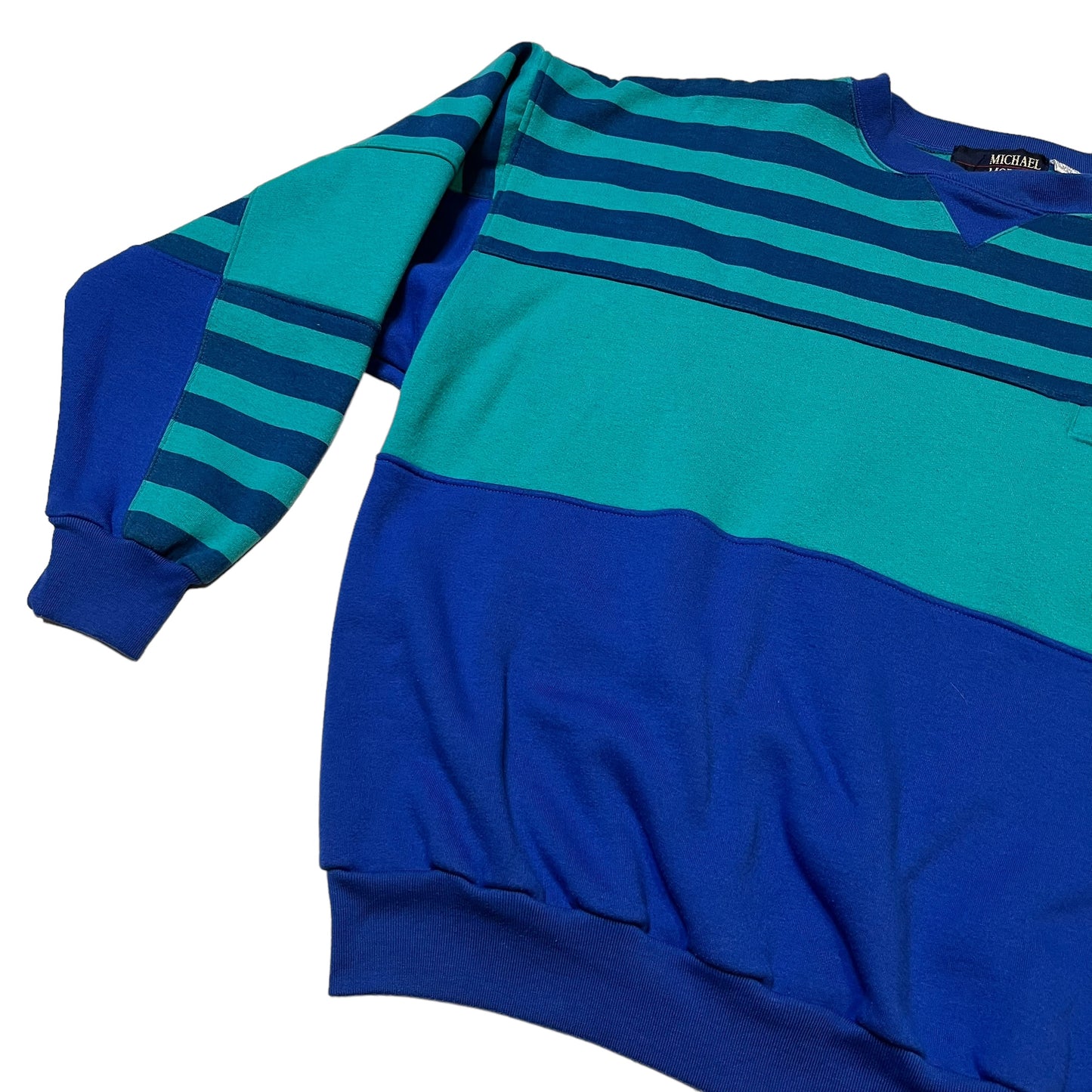 90s Vintage Teal Crewneck (L)