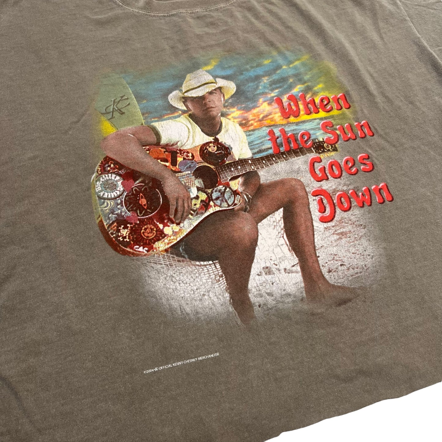 Cropped Vintage Kenny Chesney T (XL)