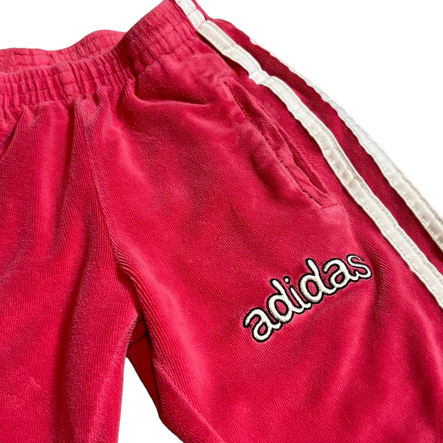 Pink Flare Velour Sweatpants (Girls XS)