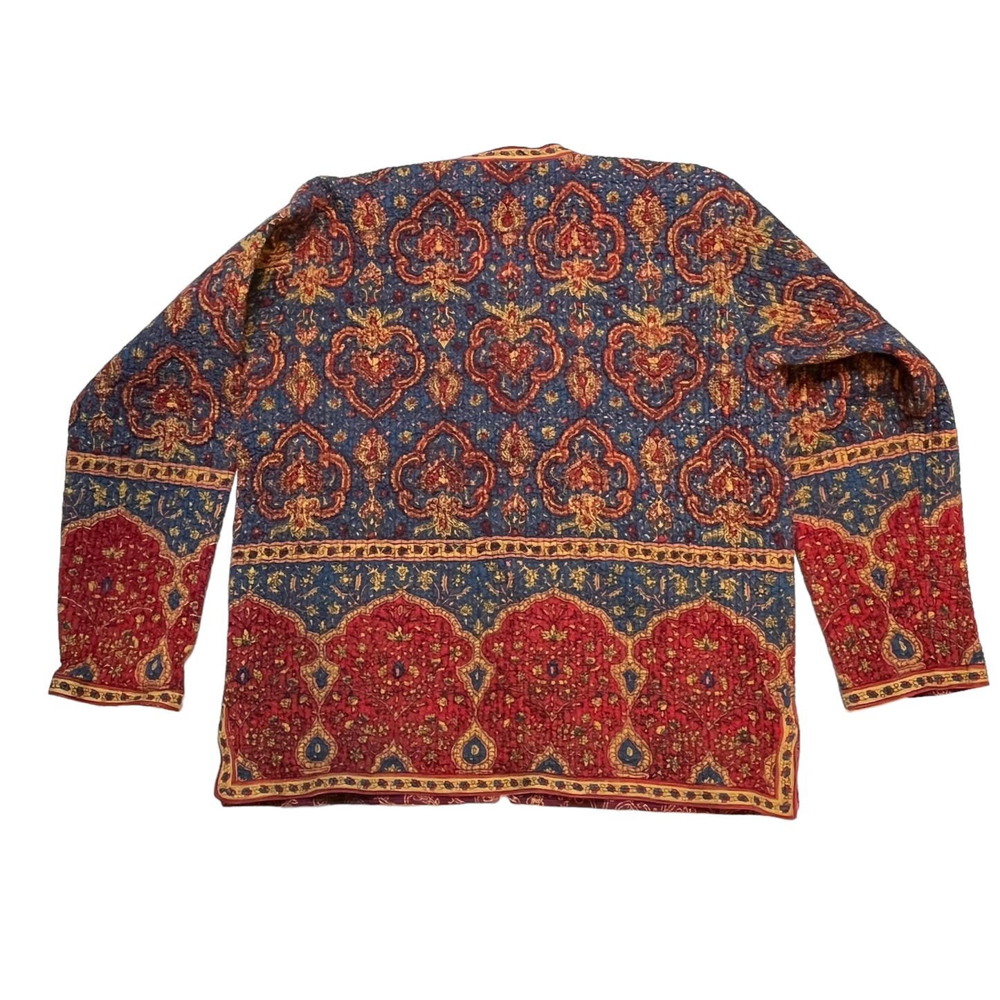 Reversible Indian Motif Stitched Jacket (S/M)