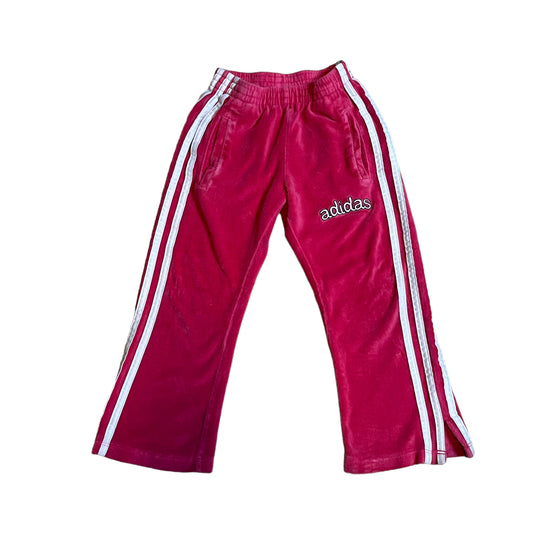 Pink Flare Velour Sweatpants (Girls XS)