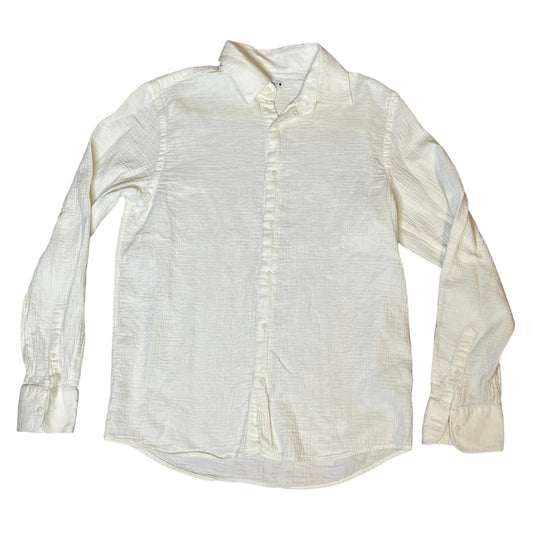 Cotton White Button Down (M)