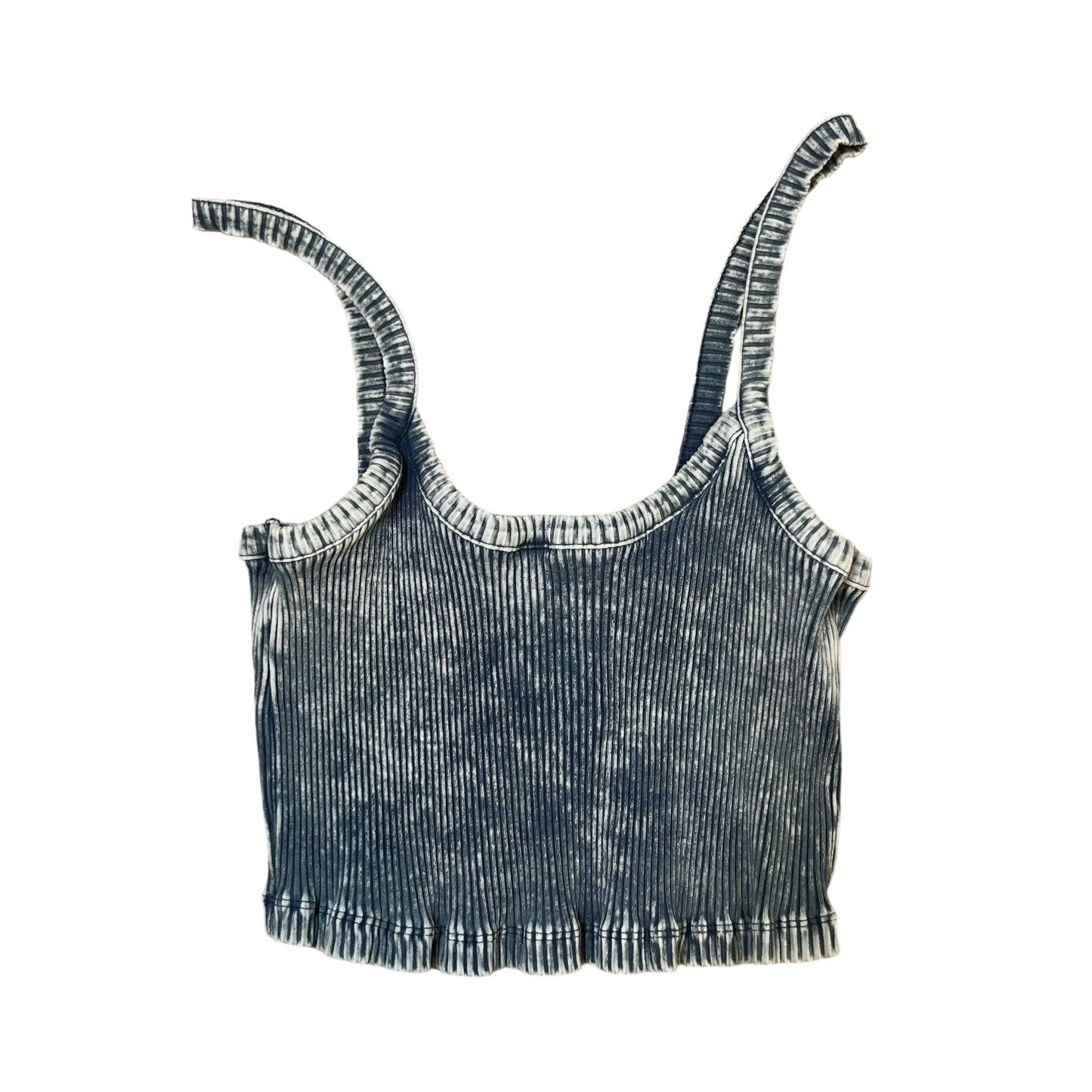 Ribbed Tie Dye Crop Tank (L)