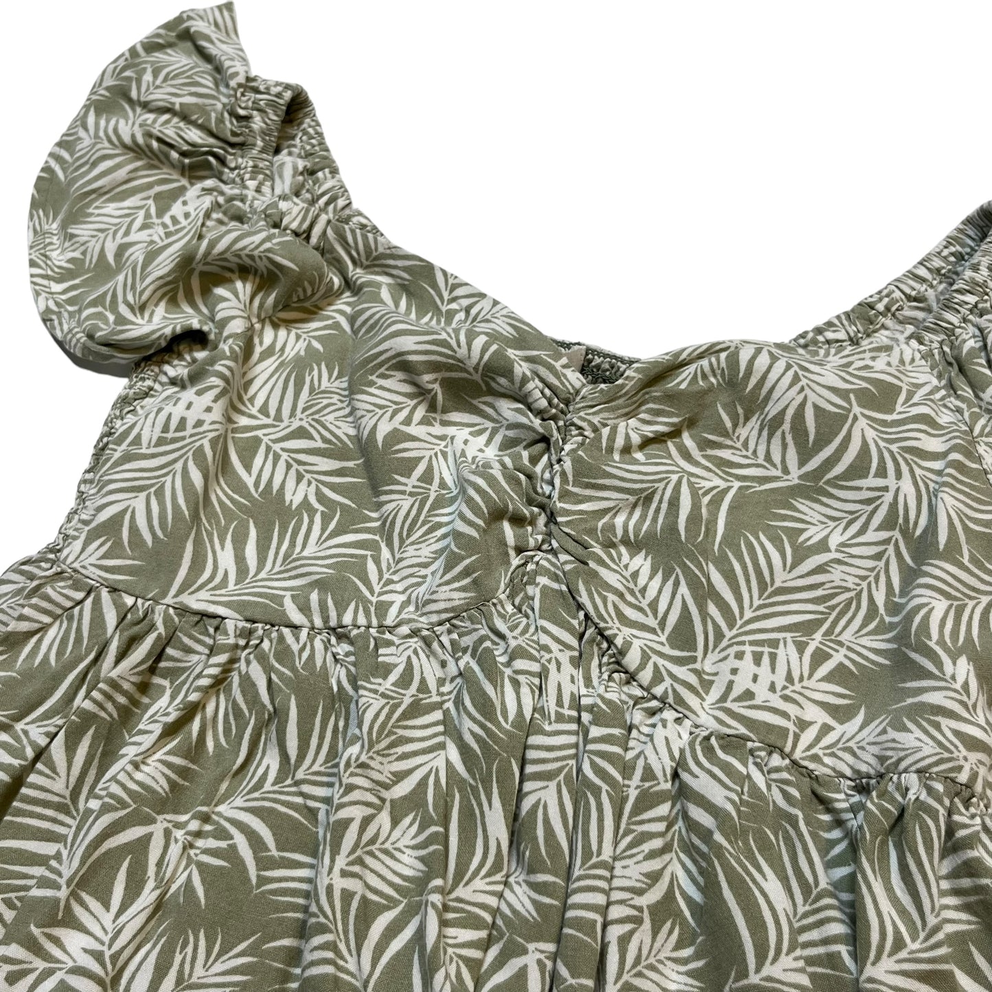 Tropical Sage Green Blouse (S)