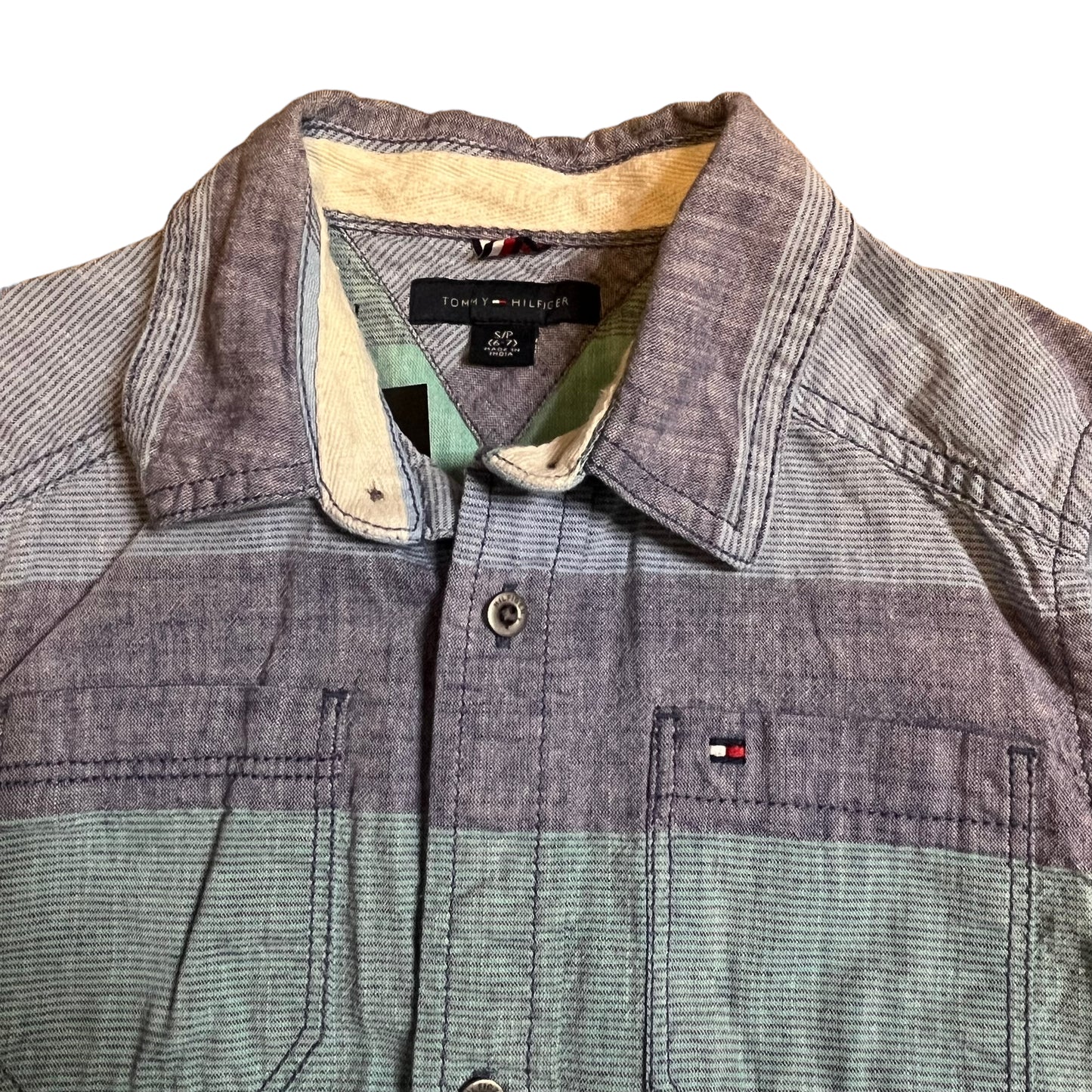 Striped Button Down (Boys S)