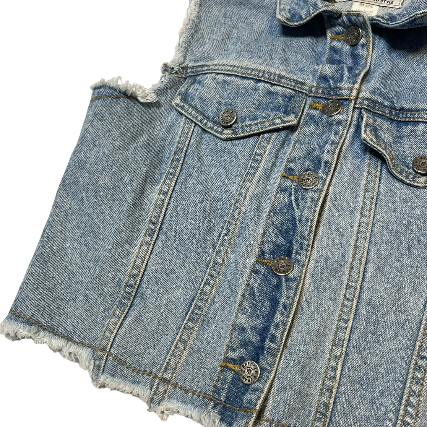 Vintage 90s Jean Vest (S/M)