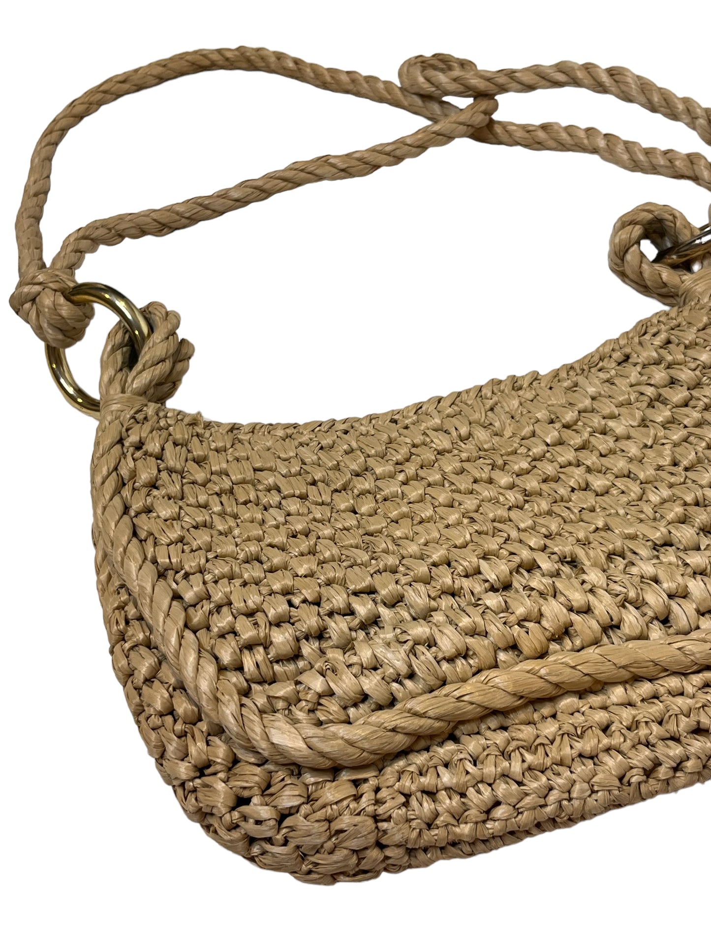 Vintage Woven Straw Purse