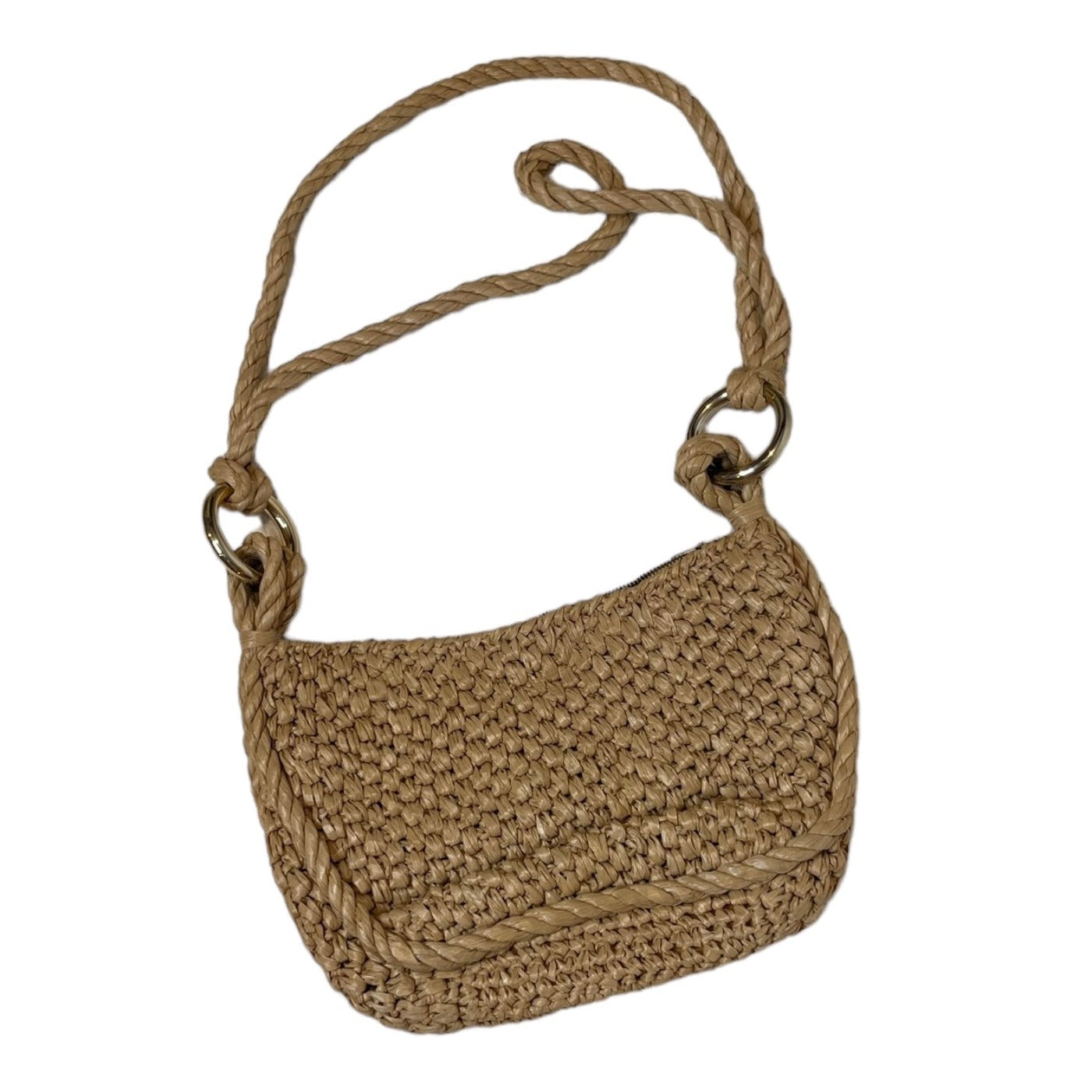 Vintage Woven Straw Purse